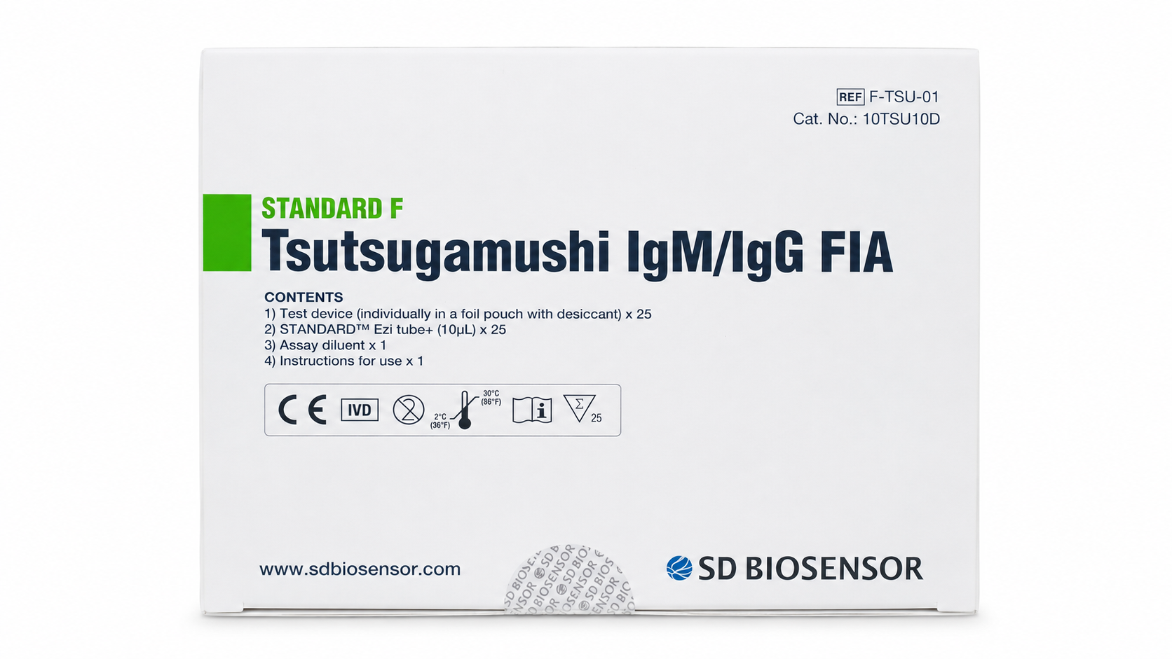 STANDARD F Tsutsugamushi IgM/IgG FIA