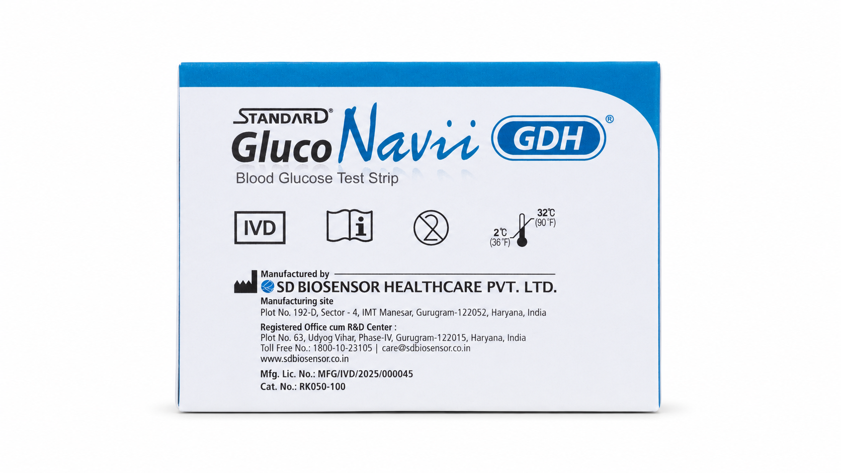 SD GlucoNavii GDH Test Strips 100